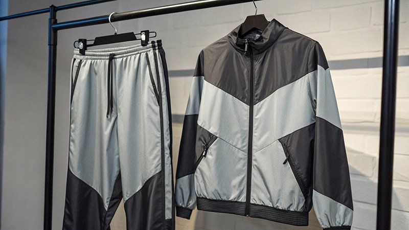 Lightweight and strong nylon fabric for tracksuits