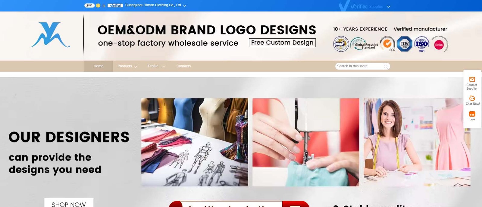 Guangzhou Yiman Clothing Co., Ltd.