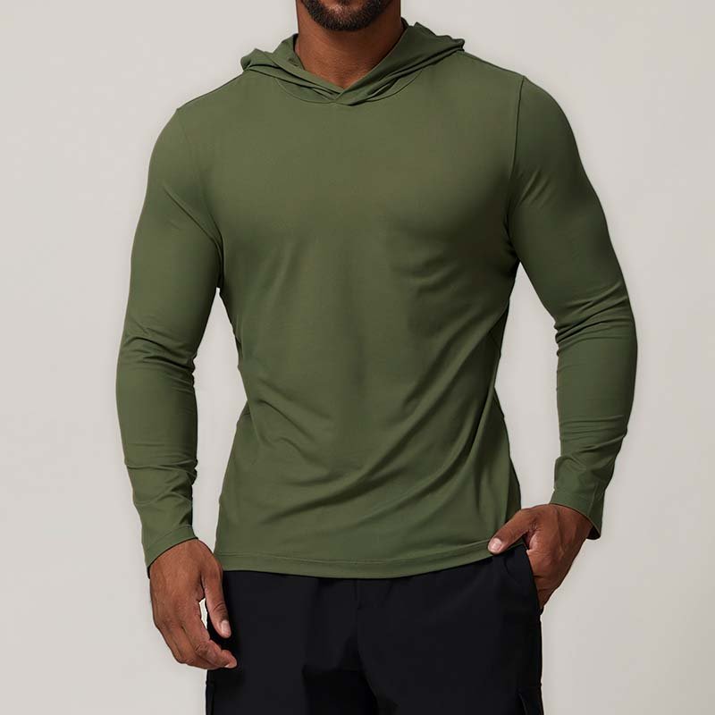 Men’s Fitness Running Quick-Dry Hoodie