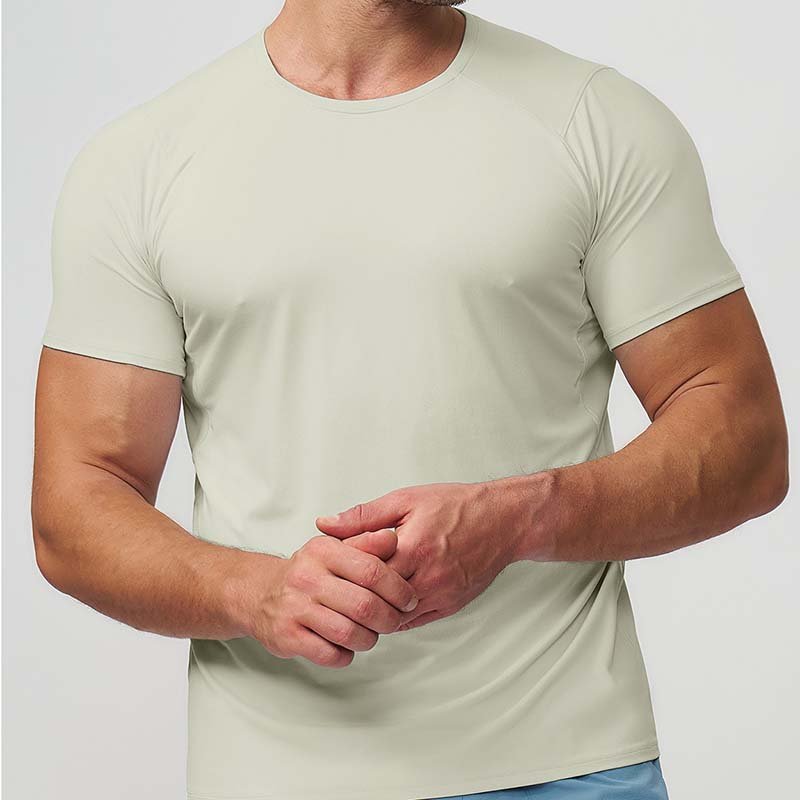 Slim Fit Quick-dry Sports T-Shirt with Skin-friendly Fabric