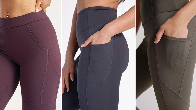 a designer reviewing a tech pack for a sports legging