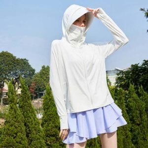 UPF 50+ lightweight and breathable sun-protection jacket