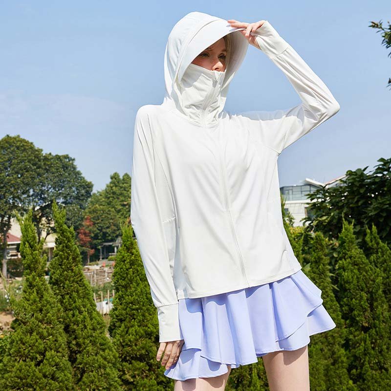 UPF 50+ lightweight and breathable sun-protection jacket