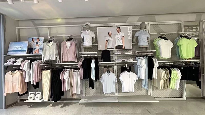 Realistic MOQ for a New Activewear Brand a small collection of premium activewear garments neatly displayed
