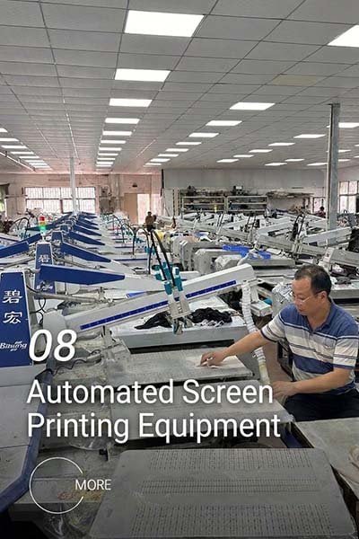 Automated screen printing equipment