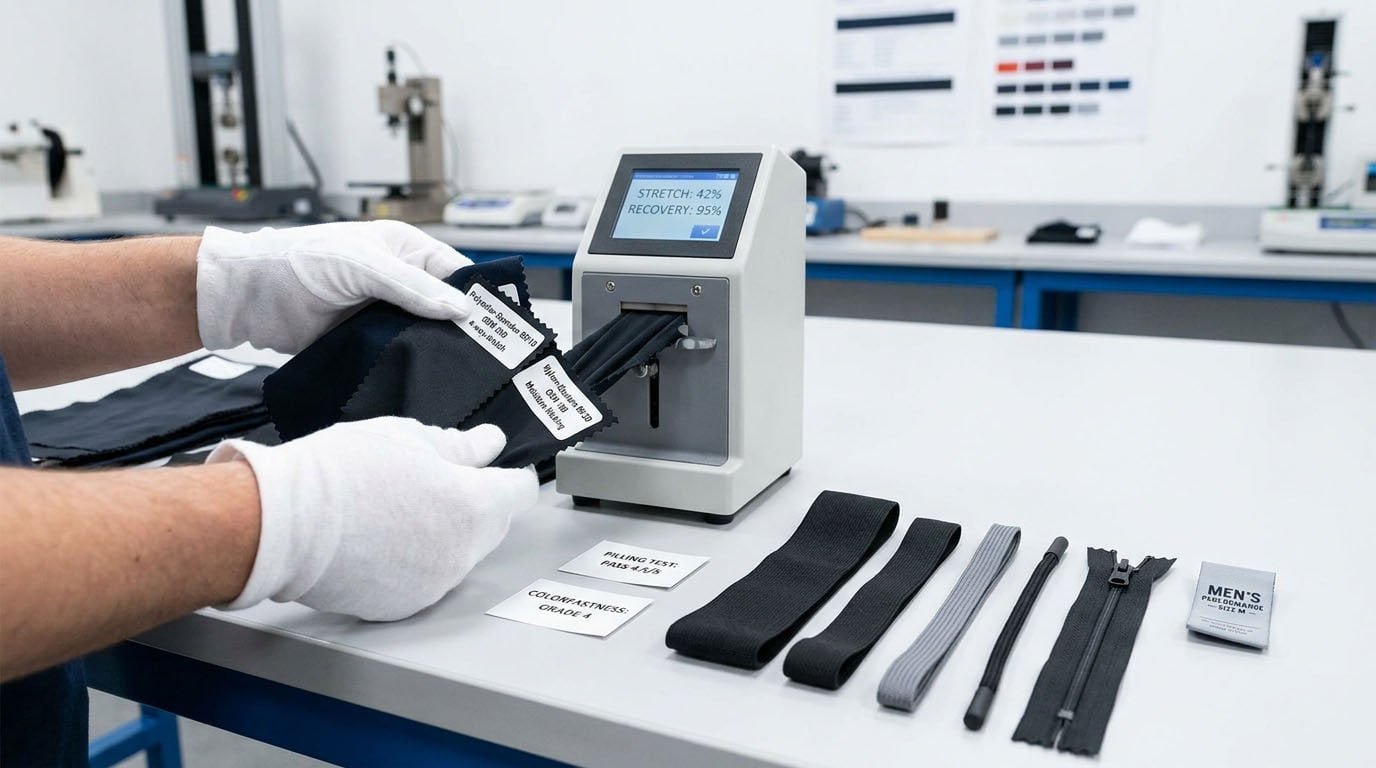 performance fabric testing activewear fabric selection and testing