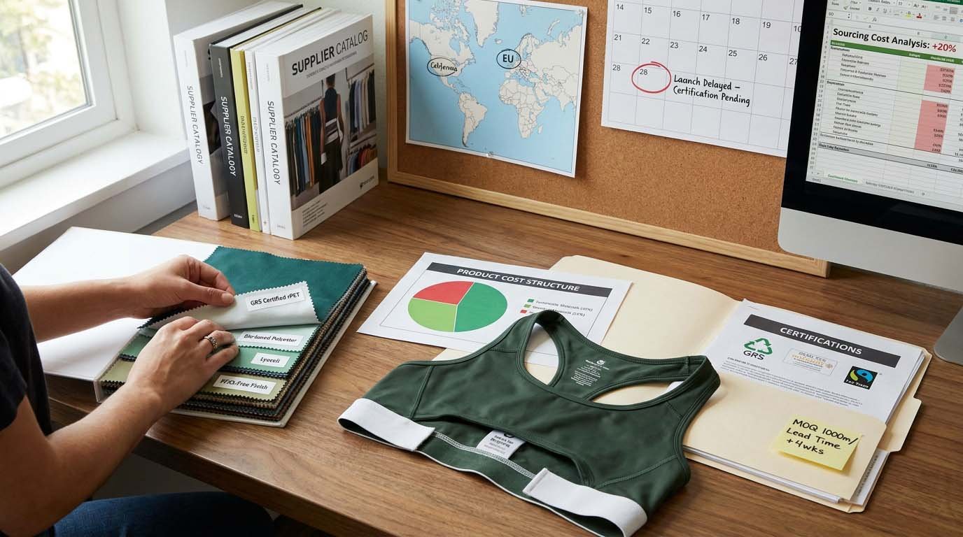 eco-friendly activewear production sustainable activewear materials sourcing