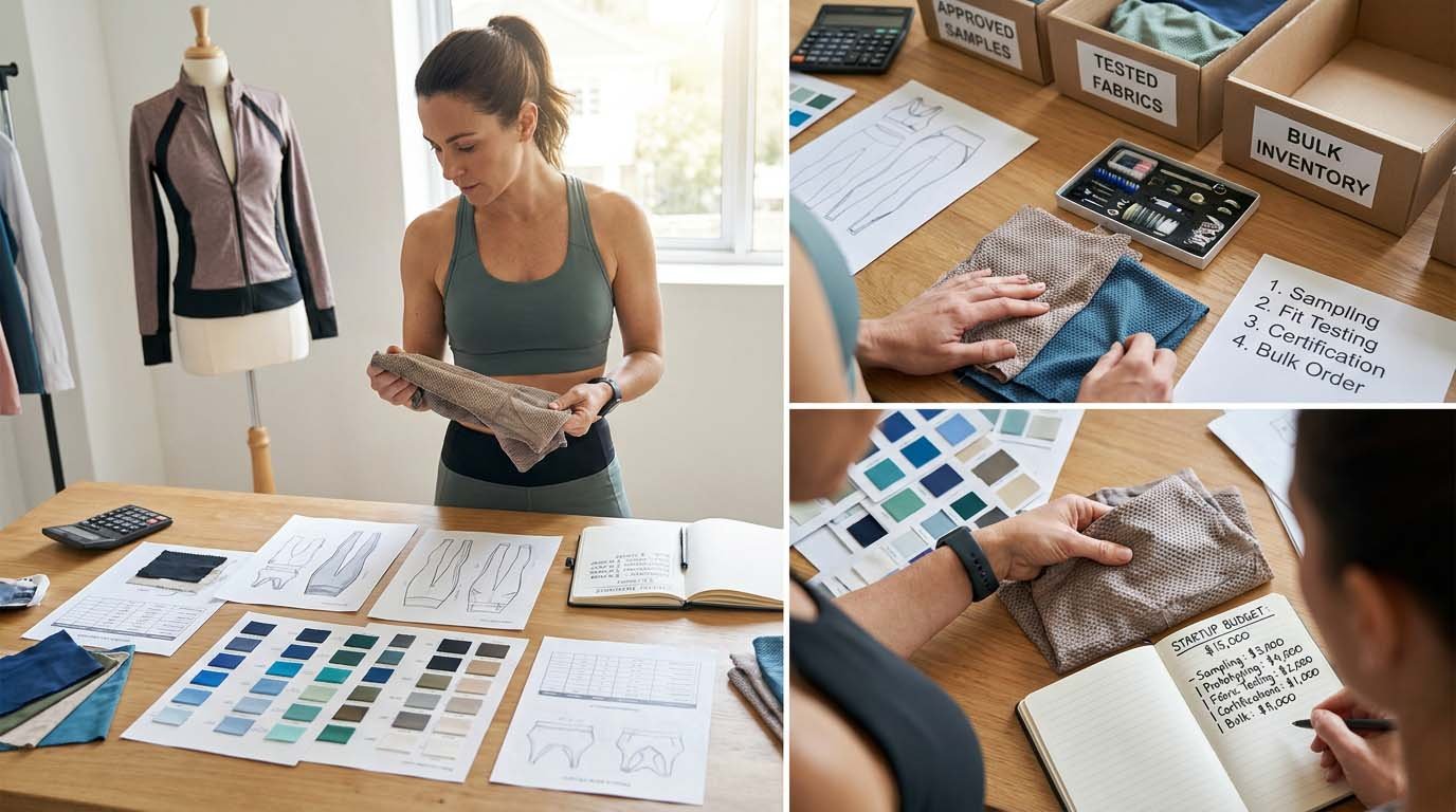 how to launch activewear line starting activewear brand production guide