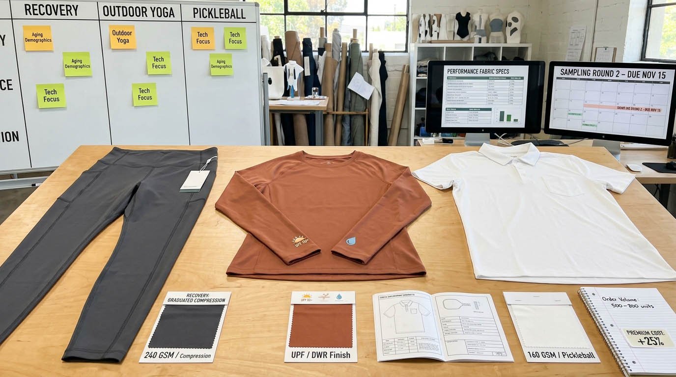 new activewear categories wellness and recovery activewear trends
