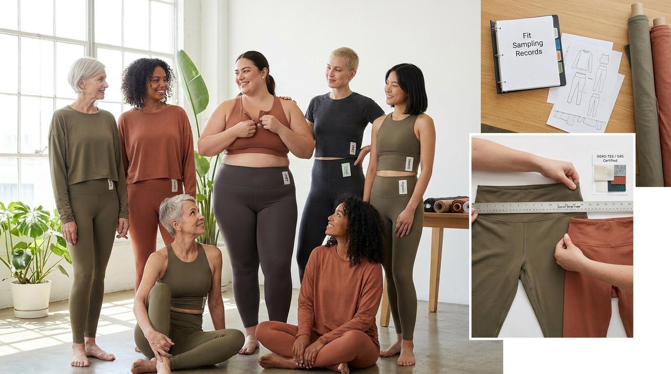 size inclusive activewear inclusive sustainable yoga wear
