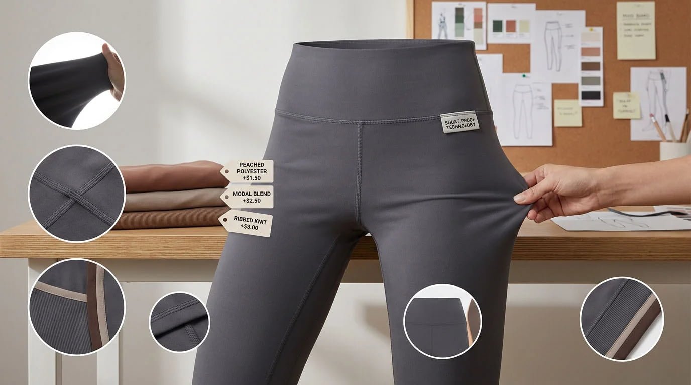 stretch fabric yoga leggings yoga wear fabric technology