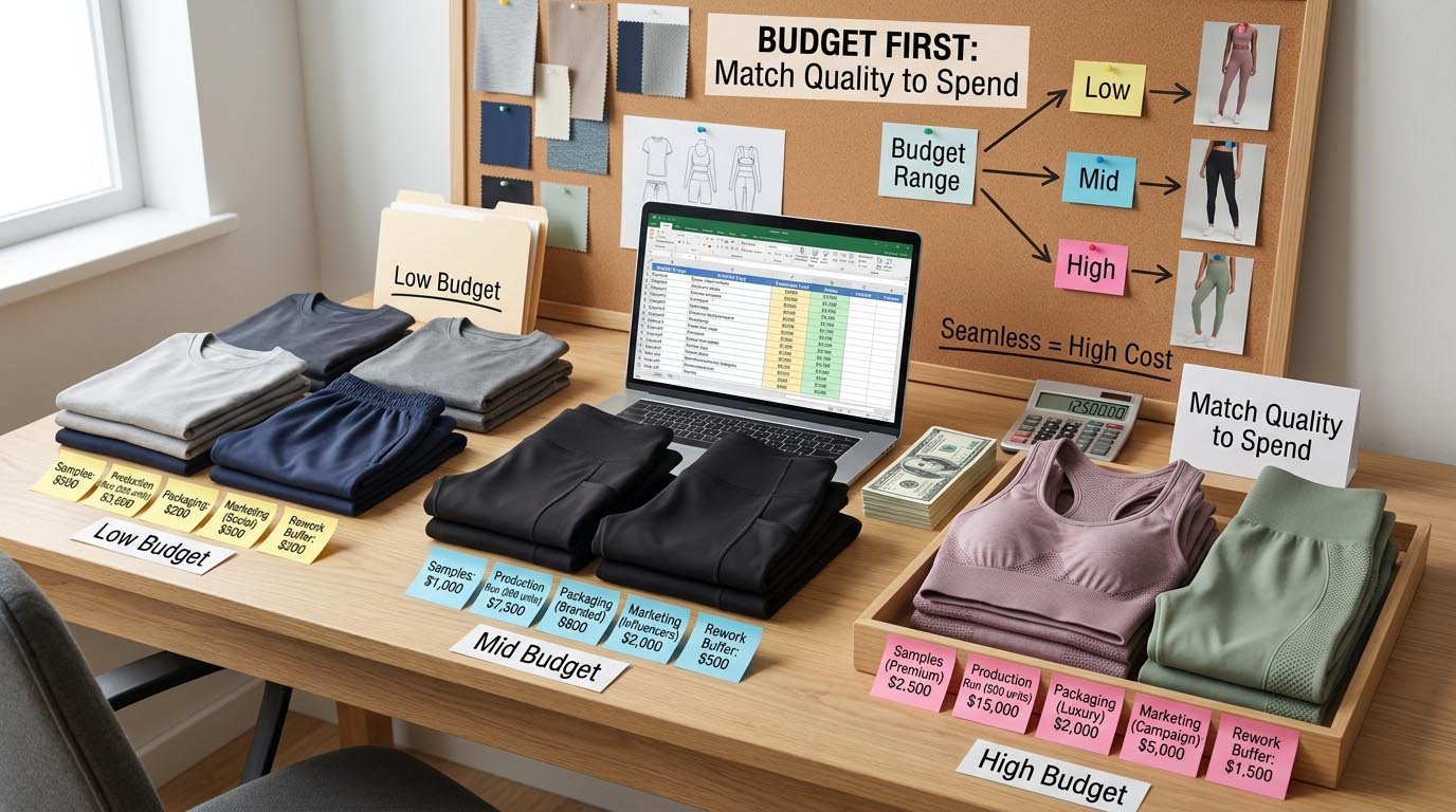 Matching activewear niche to startup budget