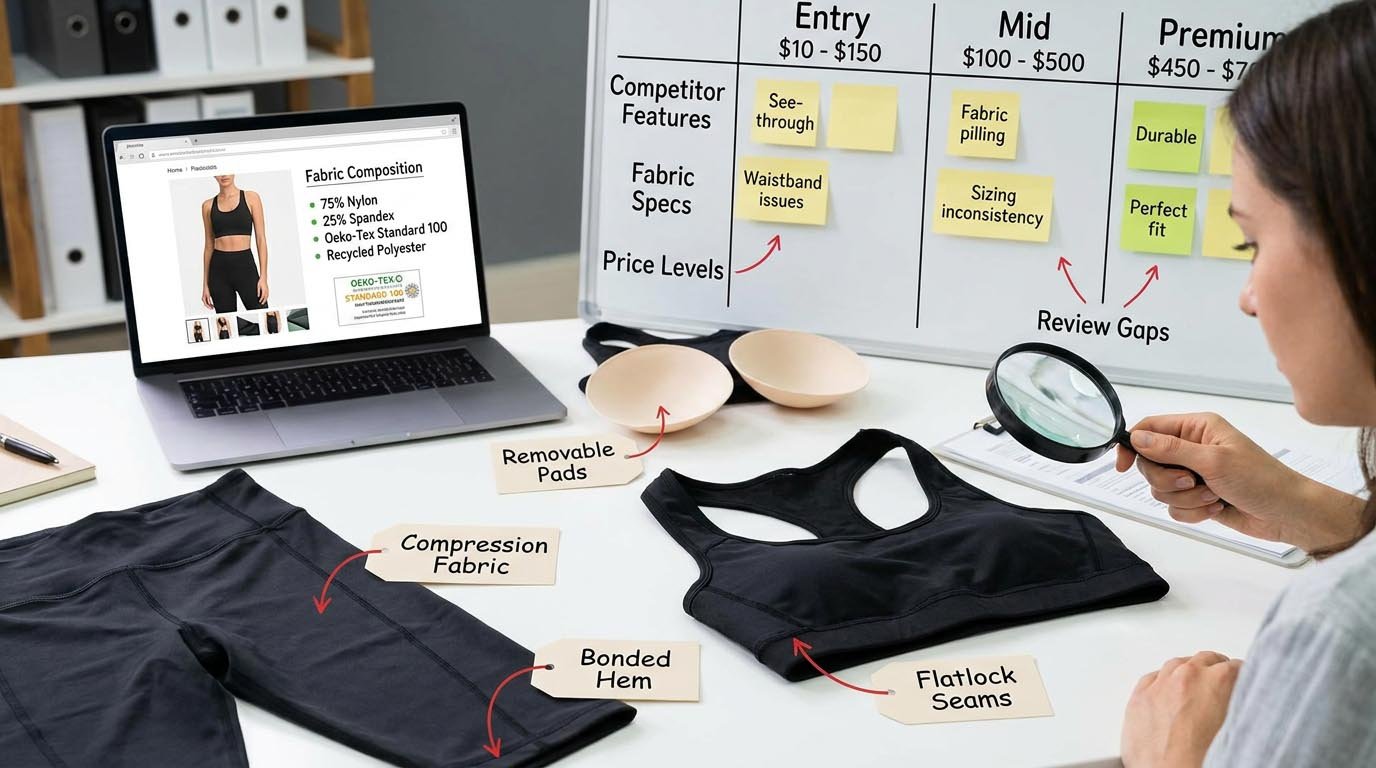 How to research competitors in activewear