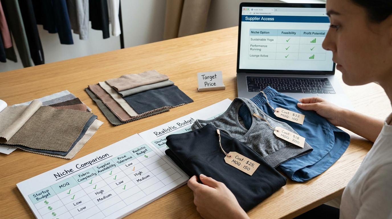How to choose the right activewear niche for your brand