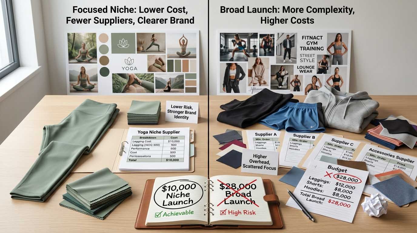 Why activewear niche selection matters