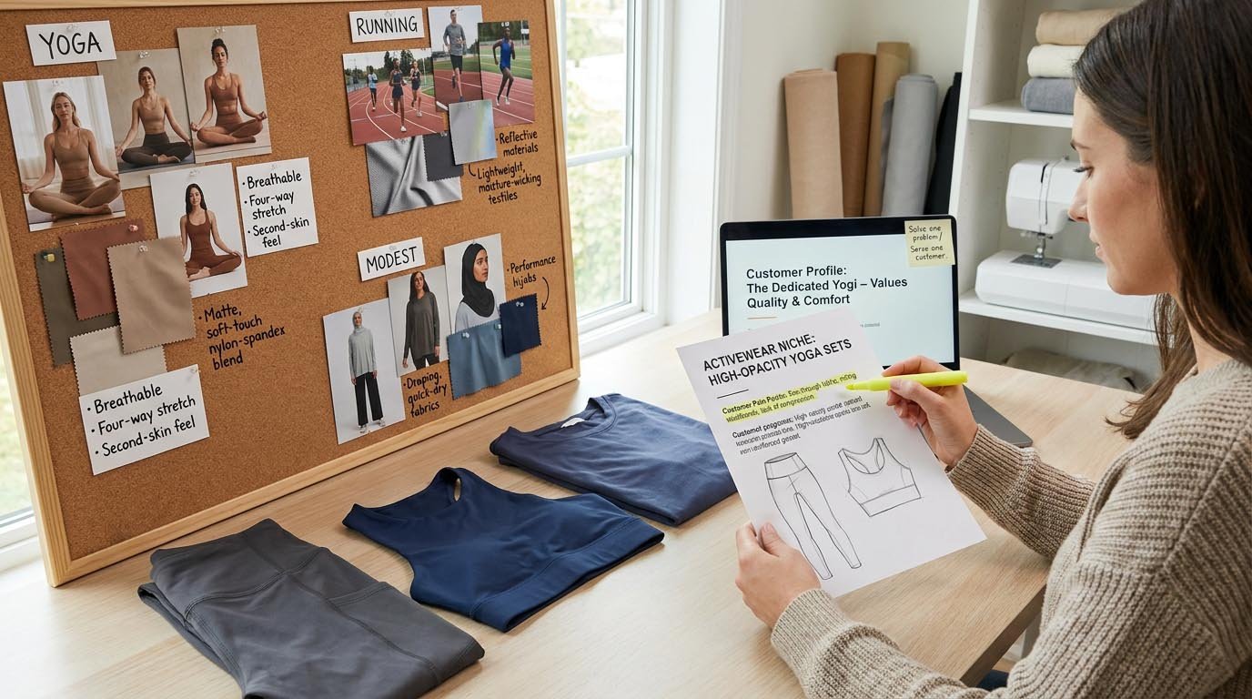 activewear niche planning