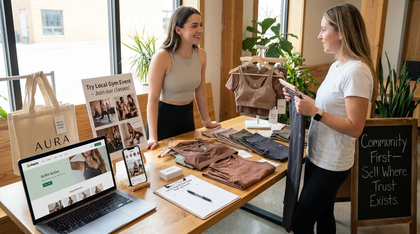 activewear sales channels