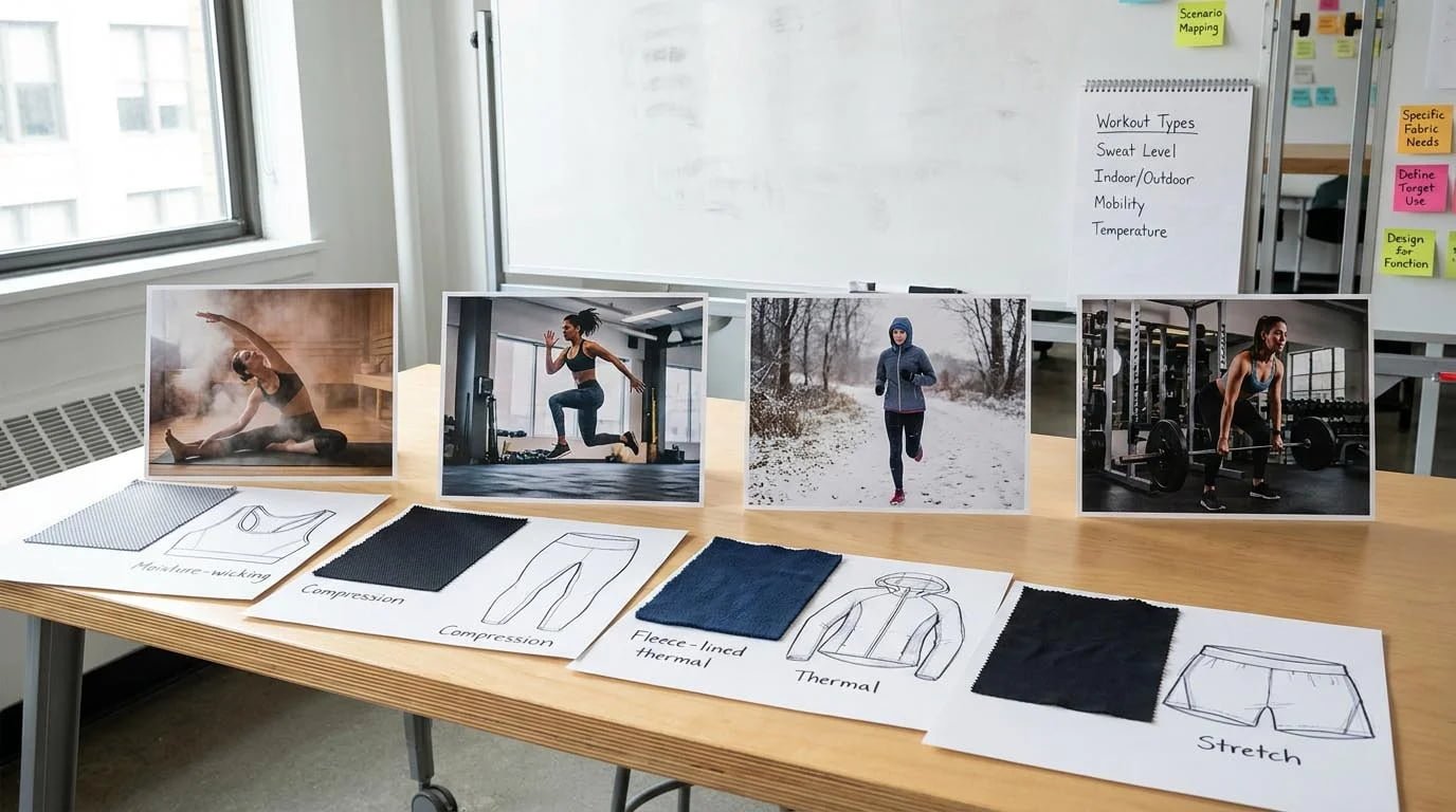 activewear customer scenario mapping