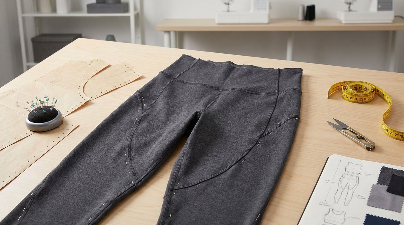 Activewear Prototype Sample Construction Activewear prototype sample construction pattern and seam development