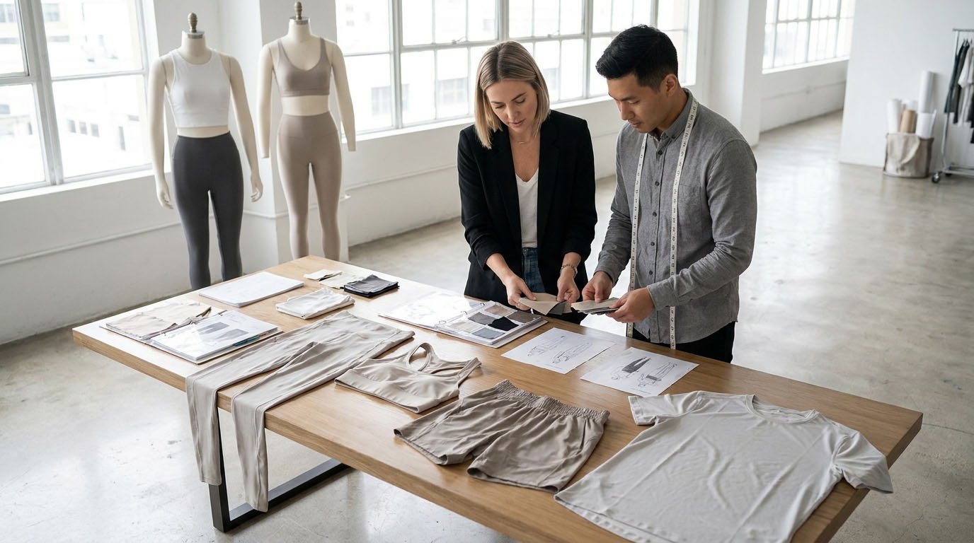 Custom Activewear Manufacturing and Production Control Custom activewear manufacturing and garment production
